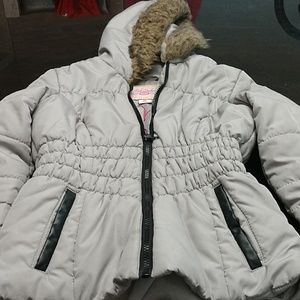 A gray winter jacket